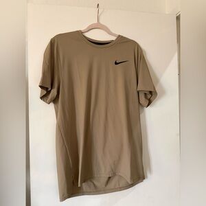 Nike Men's Short Sleeve Tan Tee